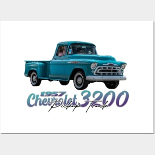 1957 Chevrolet 3200 Pickup Truck Posters and Art